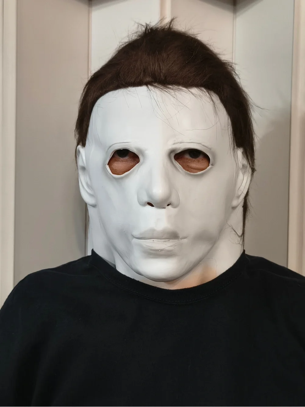 Michael Myers Mask Realistic Latex Adult Full Head Horror Movie Halloween Prop
